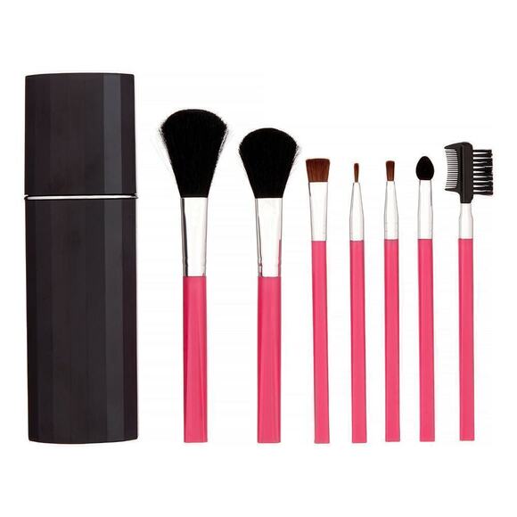 Global Choice Other - New! Women's 8-Piece Ultimate Collection Travel Case Gift Box Makeup Brush Set